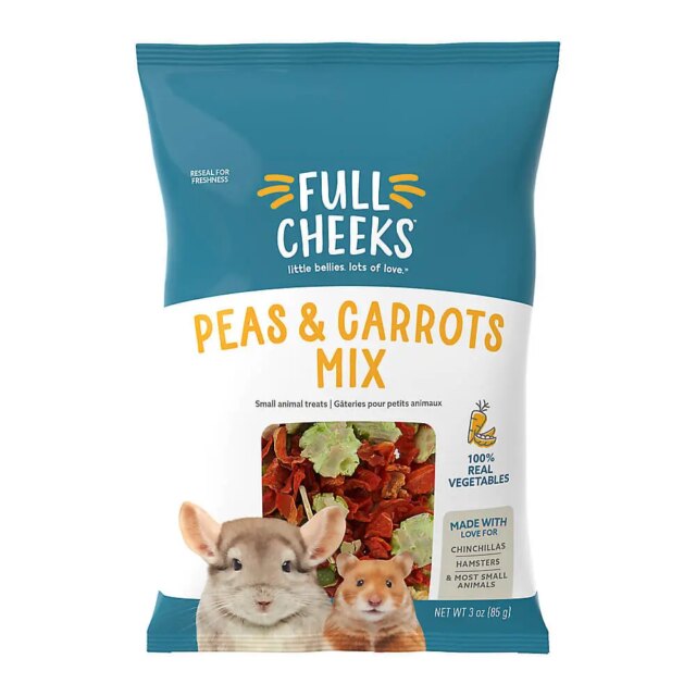 Full Cheeks Small Pet Peas & Carrots Mix