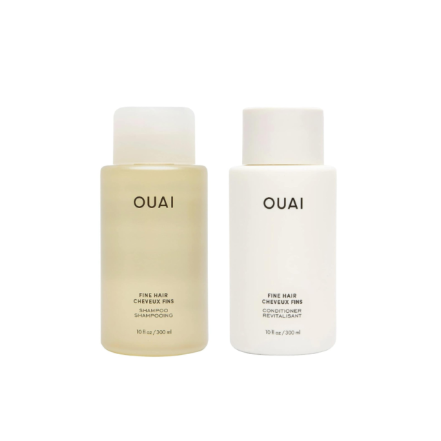 OUAI Fine Shampoo + Conditioner Set-10 fl oz Each