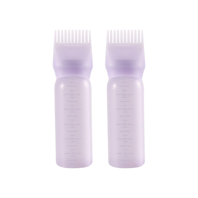 Root Comb Applicator Bottle, Purple, 2 Pack