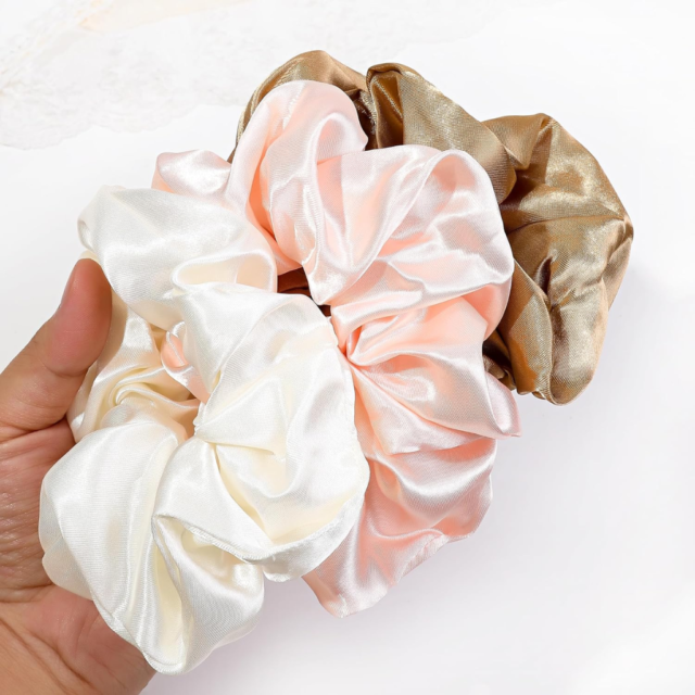 16 Pcs Scrunchies for Women Hair Ties Bands Satin