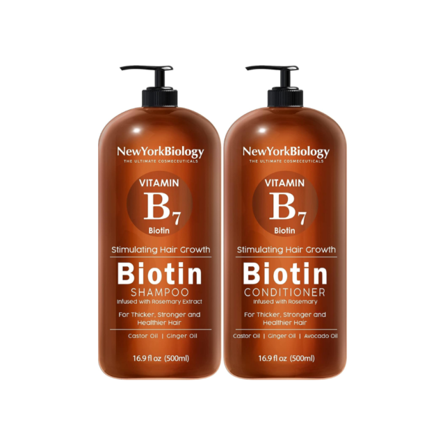 New York Biology Biotin Shampoo and Conditioner Set