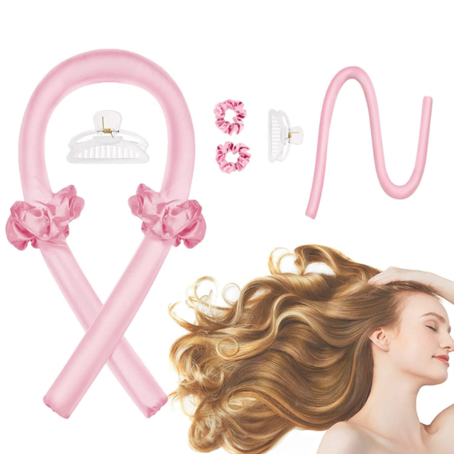 Silk Ribbon Hair Rollers Styling Kit